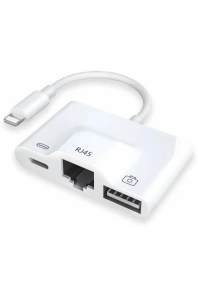 Apple Iphone/ipad Lightning To Ethernet Rj45 Dönüştürücü Adaptörü