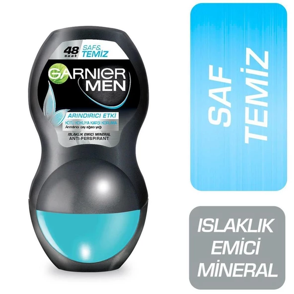 Garnier Men Saf ve Temiz Erkek Roll-on Deodorant 50ml - 2