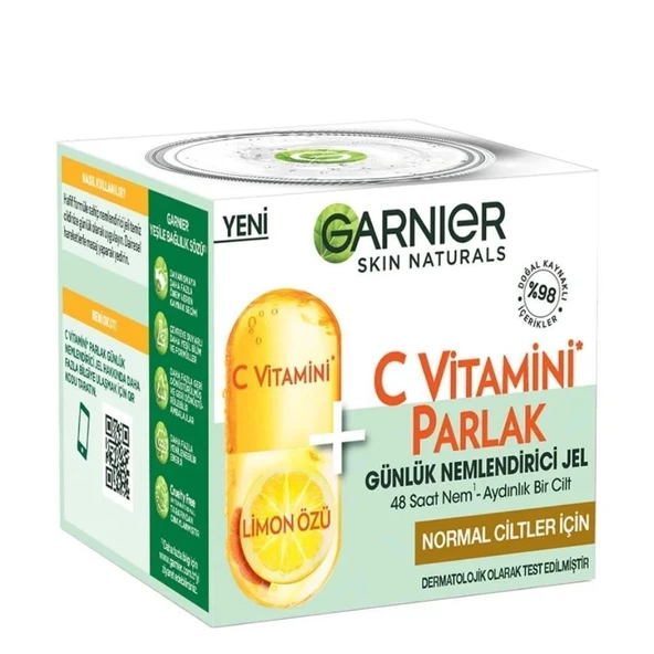 Garnier C Vitamini Parlak Günlük Nemlendirici Jel 50ml