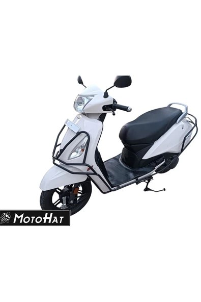 Motohat Motosiklet TVS JUPITER 110 KORUMA DEMİRİ - ÖN ARKA 2 PARÇA FULL KORUMA (VİDA SETİ DAHİL)