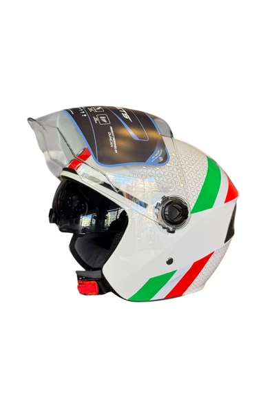 Motohat RSV GÜNEŞ VİZÖRLÜ ECE R22-05 SERTİFİKALI KASK - Resim 2