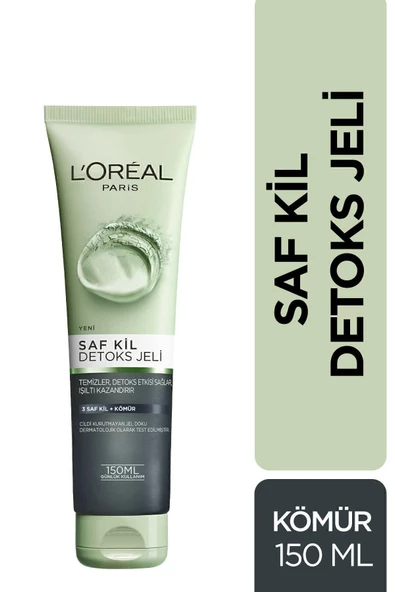 Loreal Paris Saf Kil Cilt Temizleyici Detoks Jeli 150ml