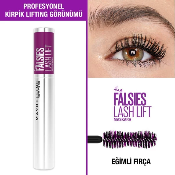 Maybelline New York Falsies Lash Lift Siyah Maskara 96ml