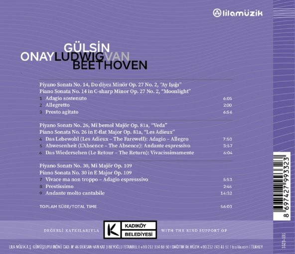 GÜLSİN ONAY - BEETHOVEN / MOONLIGH (AY IŞIĞI SONATI) - 2