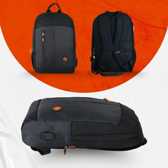 NPO Citylife CL01S Smart 16" Notebook Sırt Çantası-Siyah - 2