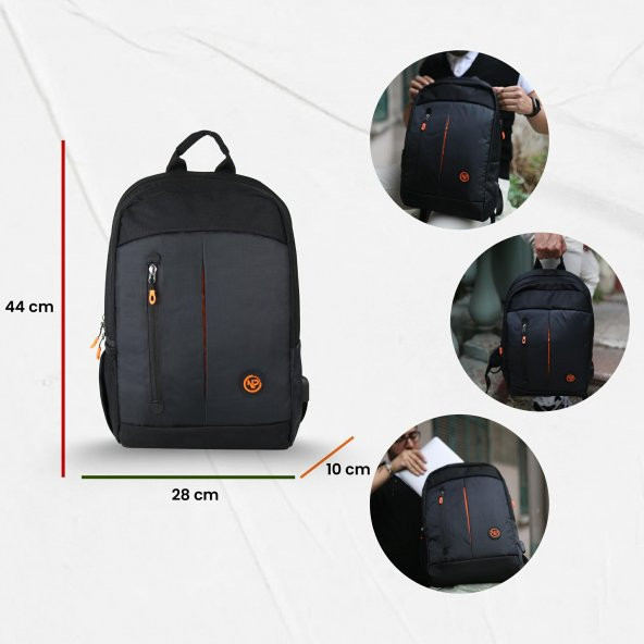 NPO Citylife CL01S Smart 16" Notebook Sırt Çantası-Siyah - 5