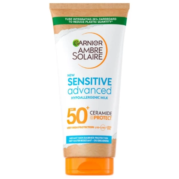 Garnier Ambre Solaire Sensitive Advanced Milk Ceramide Güneş Koruyucu Süt 175ml