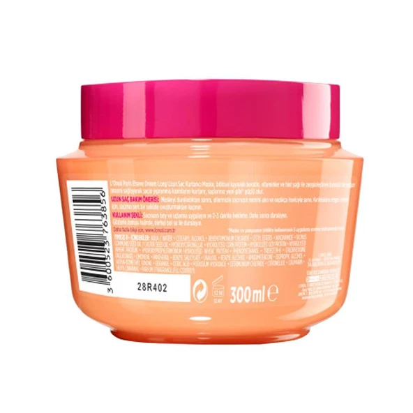 Elseve Dream Long Uzun Saç Kurtarıcı Maske 300ml - Resim 2