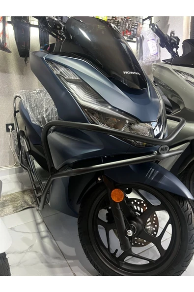 Motohat Motosiklet HONDA PCX KORUMA DEMİRİ 2021-2024 UYUMLU ( 21’LİK KALIN BORU) ÖN ARKA SET 2 PARÇA - 4