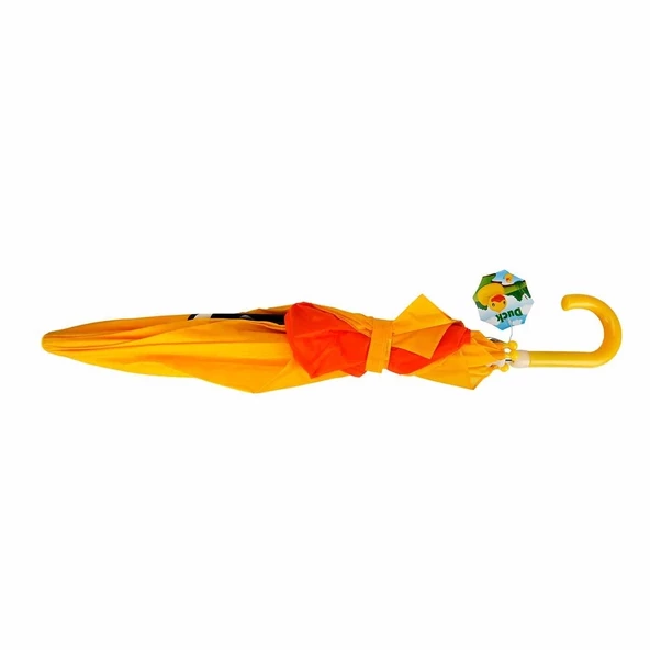 2986 Ördek Şekilli Çocuk Şemsiyesi 45 cm -Sunman - 2