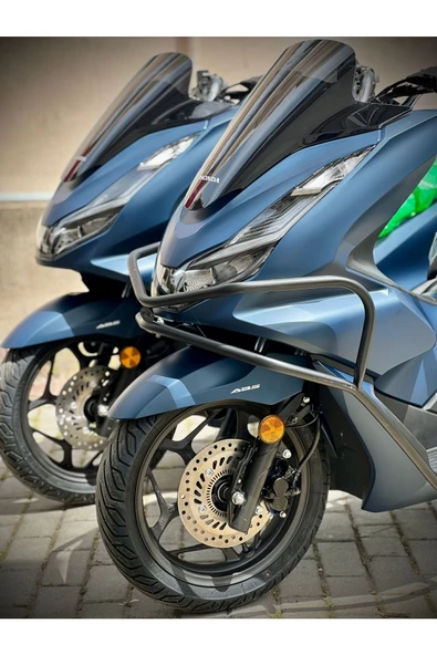 Motohat Motosiklet HONDA PCX KORUMA DEMİRİ 2021-2024 UYUMLU ( 21’LİK KALIN BORU) ÖN ARKA SET 2 PARÇA