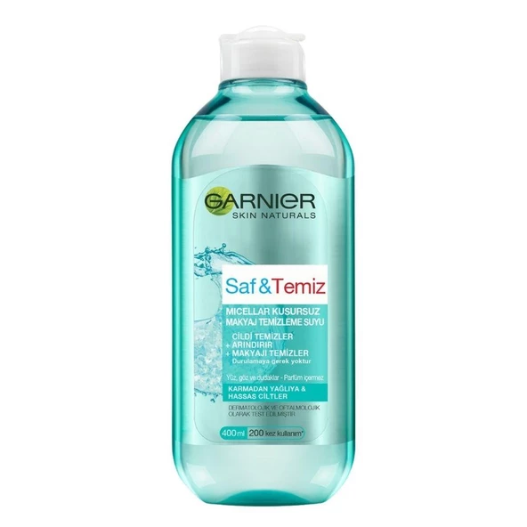 Garnier Saf & Temiz Micellar Kusursuz Makyaj Temizleme Suyu 400ml