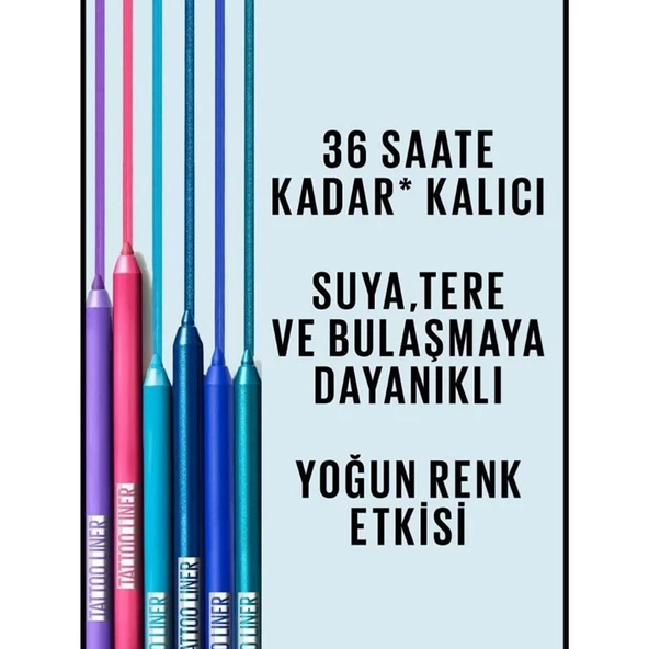 Maybelline New York Tattoo Liner Jel Göz Kalemi Ultra Pink - 3