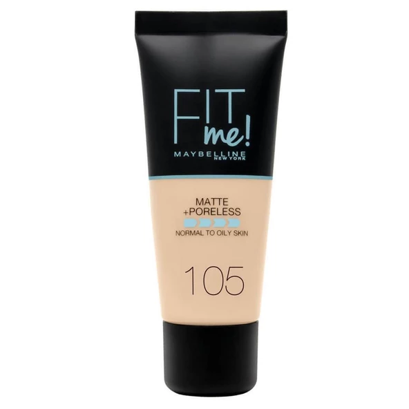 Maybelline Fit Me Matte+Poreless Fondöten No:105 30ml