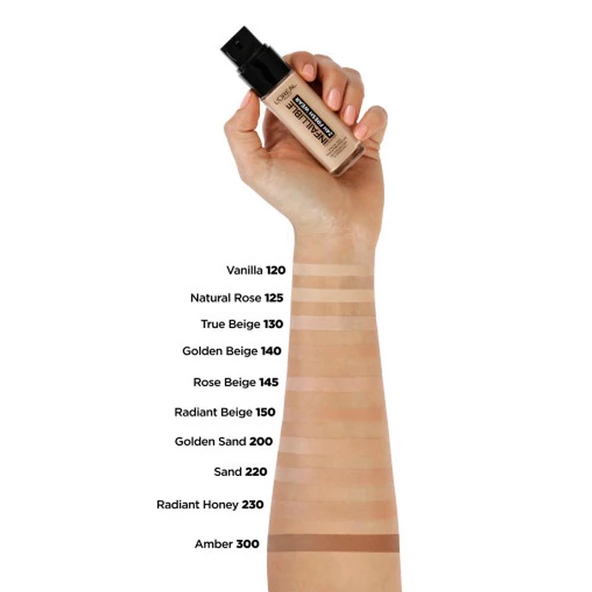 Loreal Paris Infaillible Fondöten 140 Beige Dore Golden Beige - 3
