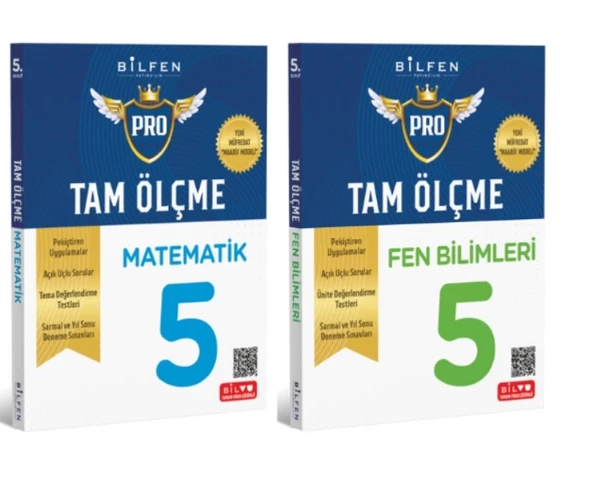 BİLFEN YAYINCILIK 5.SINIF TAM ÖLÇME MATEMATİK + FEN BİLİMLERİ ETKİNLİKLİ SORU BANKASI (YENİ MÜFREDAT) ürün görseli