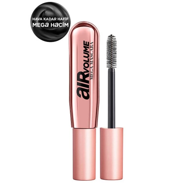 Loreal Paris Air Volume Mega Hacim Veren Maskara- Siyah