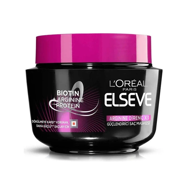 Elseve Arginine Direnç X3 Güçlendirici Saç Maskesi 300ml