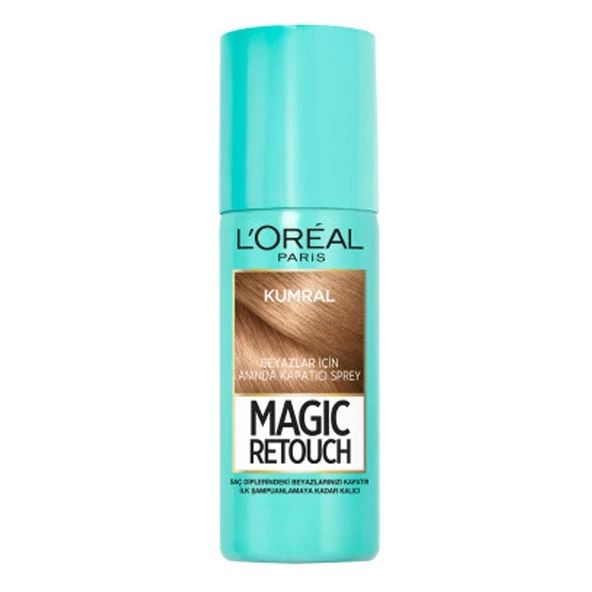 Loreal Paris Magic Retouch Beyazlar için Anında Kapatıcı Sprey - Kumral 75 ml