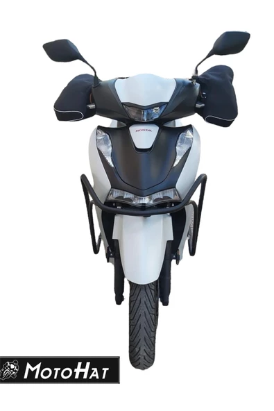 Motohat Motosiklet HONDA SH 125 KORUMA DEMİRİ VE EGZOZ KORUMA BORUSU FULL SET ( VİDA SETİ DAHİL) - 2