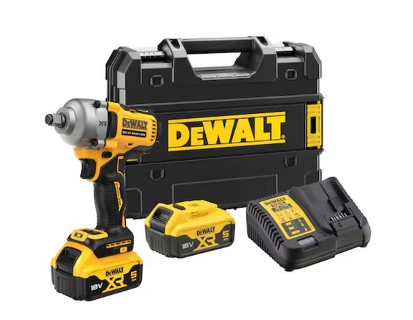 Dewalt DCF891P2T 18V 5.0AH Li-ion Kömürsüz Çift Akülü Somun Sıkma