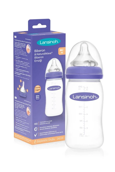 Lansinoh Naturalwave Biberon 240 ml