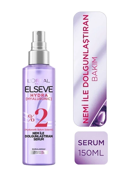 ELSEVE Hydra [hyaluronic] Nem Ile Dolgunlaştıran Sprey Serum [Hyaluronik Asit] 150ml