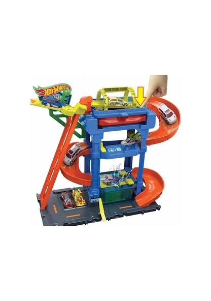 Hot Wheels Oto Yıkama Oyun Seti HTN80 Lisanslı Ürün - 4