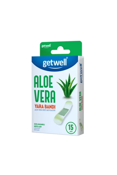 Getwell Suya Dayanıklı Aloe Vera Yara Bandı 15’li