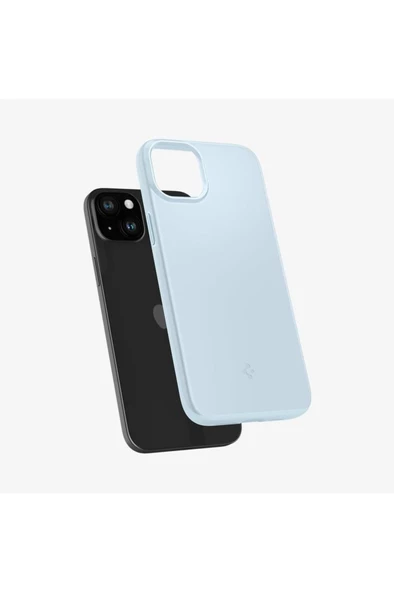 iPhone 15 Kılıf Thin Fit Mute Blue - ACS06781 - 4