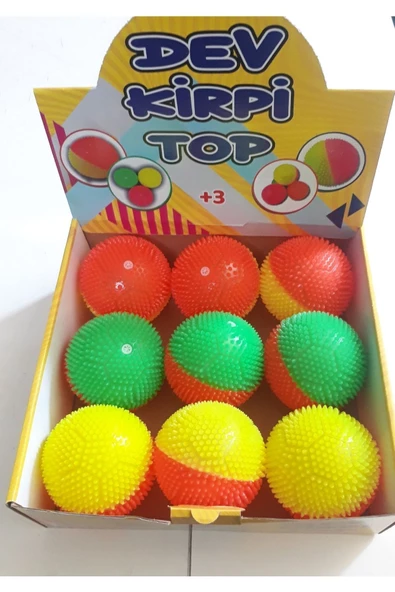 burak toys Dev Kirpi Top Düdüklü Dev Top 1 adet