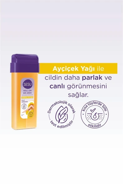 Sesu Roll-on Sir Ağda Normal Ciltler Klasik 100 ml X 2 Adet - 3