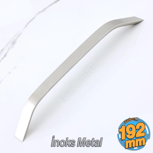 Şahin Metal İnox Kulp 192 mm Mobilya Çekmece Mutfak Dolabı Dolap Kapak Kulpları Kulb Kulpu 19.2 cm ürün görseli