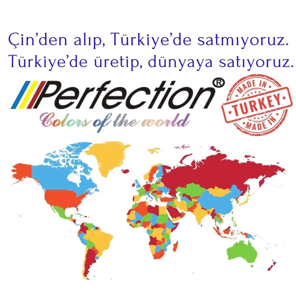 PERFECTİON Canon Uyumlu Gı-41 Pixma G1430 G2470 G3470 G4470 4 Renk Mürekkep Dolum Seti 4x1 kg. - 4
