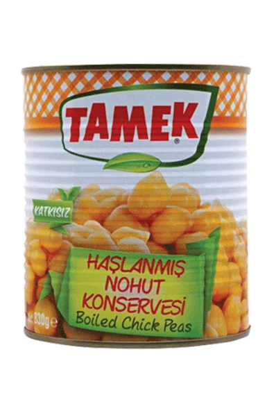 TAMEK Haşlanmış Nohut Konservesi 830 gr