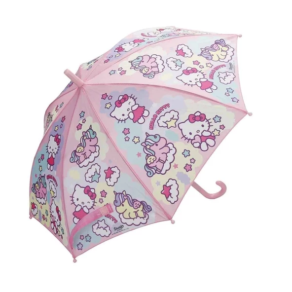 3203 Hello Kitty Çocuk Şemsiye 45 cm -Sunman - 2