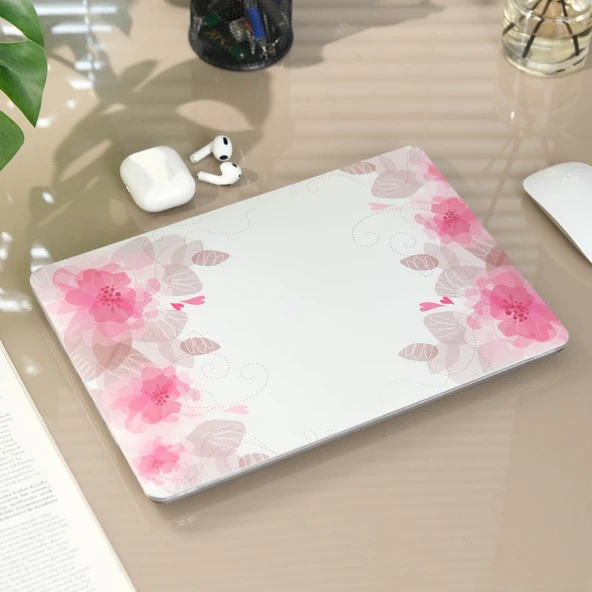 Macbook Air M1 Kılıf 13 inç Flower06NL (13.3" M1 Air) A2337 A2179 A1932 ile Uyumlu - Resim 5