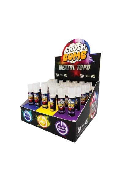 Crush Bomb Mentol Sepeti Mentol Topu Switch Double Fusion Mix Karışık 40x30 Stand