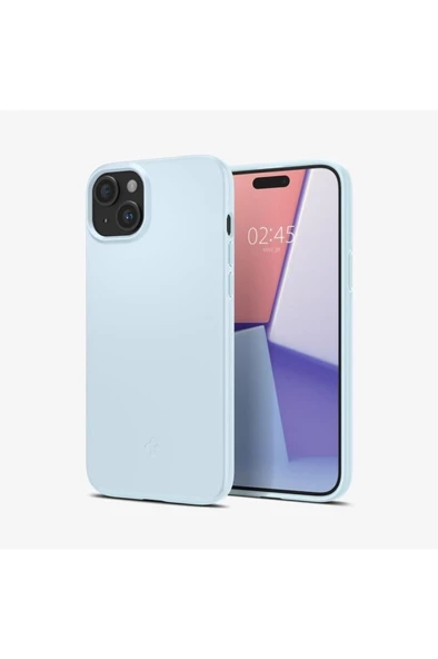 iPhone 15 Kılıf Thin Fit Mute Blue - ACS06781 - 2