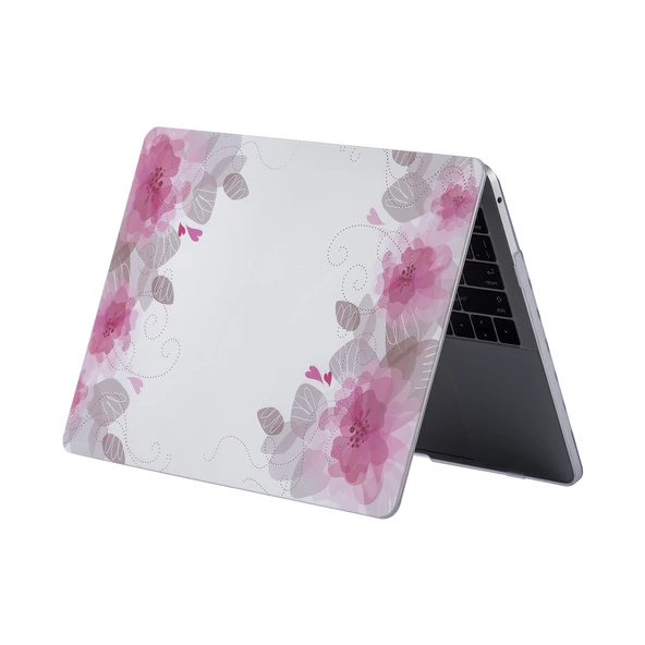 Macbook Air Kılıf 13 inç Flower06NL (Eski USB'li Model 2010-2017) A1369 A1466 ile Uyumlu - 7