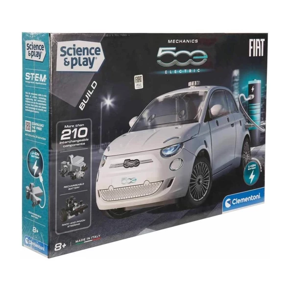 Clementoni Mekanik Fiat 500 Elektrikli 75085 Lisanslı Ürün