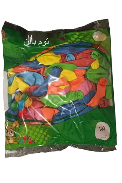 ATOM BALON News Normal Balon Karışık Renk 9/A 100'lü Star Collection 997516 - 3