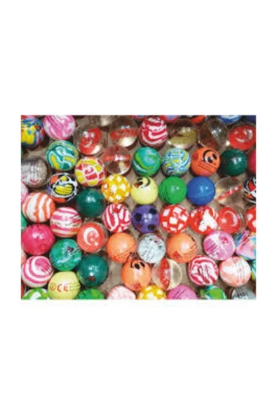 OEM 10 Adet Zıplayan Top Karışık Renkler 32 Mm - 2