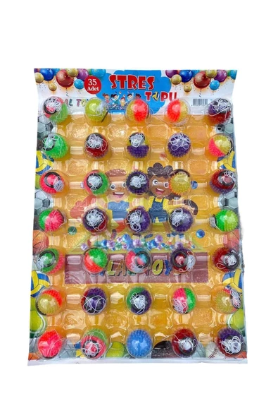 Bilal Toys Stres kirpi topu ipli 2'li oyuncak eğlence çocuk parti BİLAL TOYS 2 ADET - 2