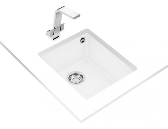 TEKA SQUARE 34.40 TG BEYAZ TEZGAH ALTI GRANİT EVYE - 2
