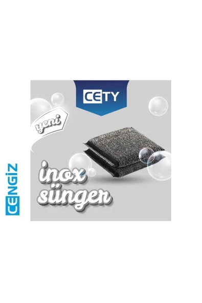 inox Süngeri Sihirli Paslanmaz Telli Sünger 2'li - 3
