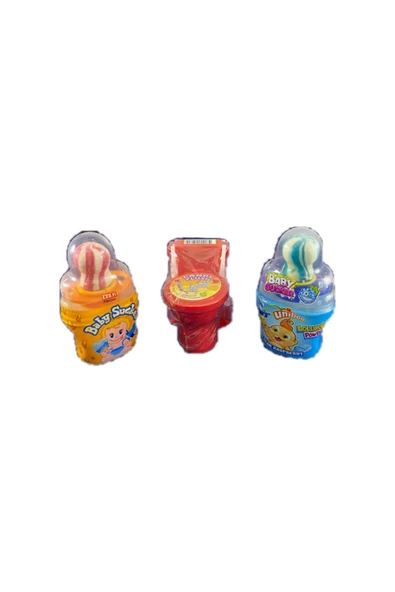 Unibon Candy Bebek Emzik & Klozet Oyuncak Şeker 3'lü Set