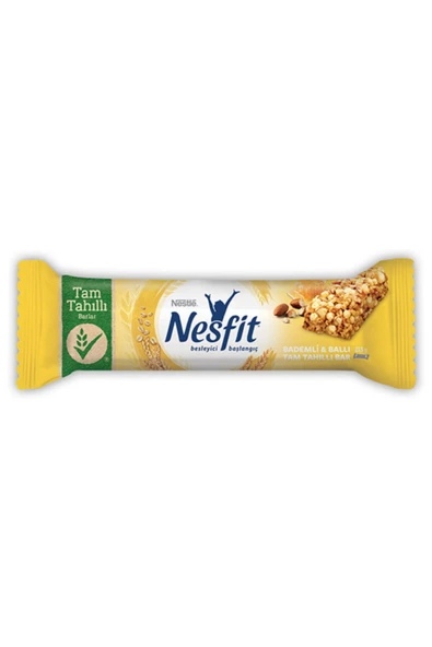 Nesfit Bademli & Ballı Tam Tahıllı Bar 23.5 gr 16'lı Paket