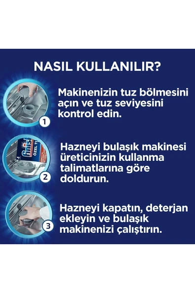 Finish Bulaşık Makinesi  Tuzu  Kireç Kalıntılarına Karşı Koruyucu  1500 Gram 1 Adet - 3