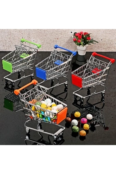 Güldeste Dekoratif Mini Market Arabası